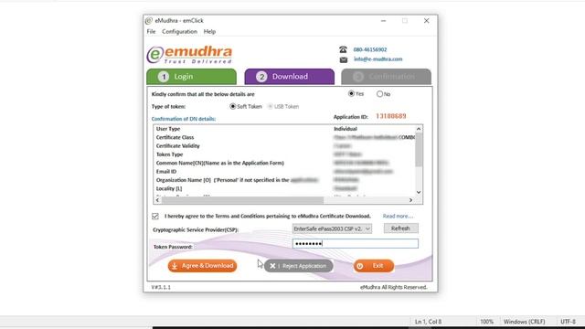 Download Emudhra DSC (Digital Signature Certificate) into ePass2003auto Token - Hindi смотреть онлайн