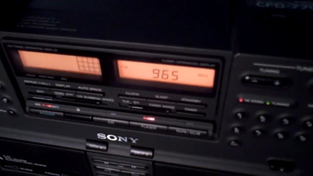 Sony CFD-770 Boombox смотреть онлайн