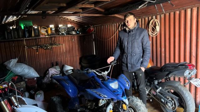 Квадроцикл 250 кубов на водянке ZS171ML за 20 000 рублей, china Yamaha Raptor - Blaster !? смотреть онлайн