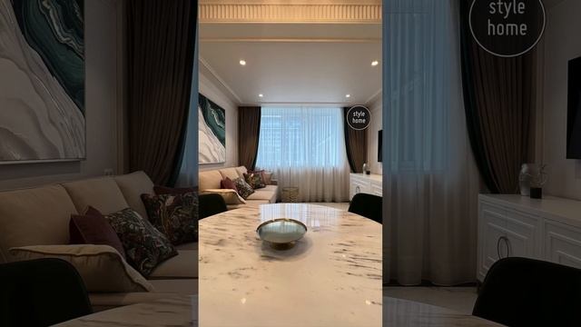 Современный ремонт квартира 100 кв.м. Style Home смотреть онлайн