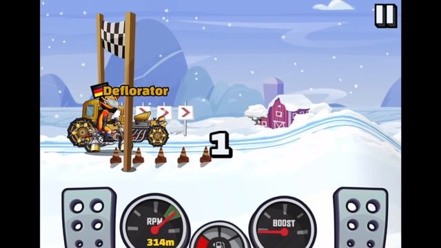 BEATING BOSSES WITH SCOOTER! ? Hill Climb Racing 2 смотреть онлайн