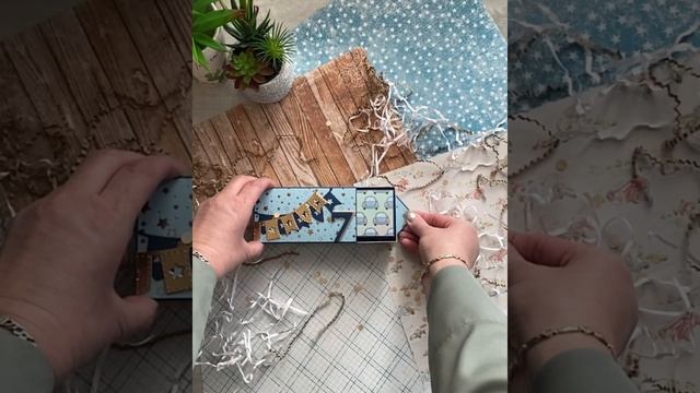 Коробочка-конфетка с сюрпризом. Обзор. Скрапбукинг смотреть онлайн