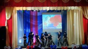 военно-патриотический танец пгт. Медвенка