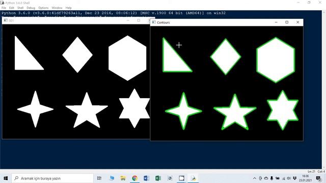 OPENCV Python Ders 34: Countours Ders 001: findCountours() ve drawCountours() metodları смотреть онлайн
