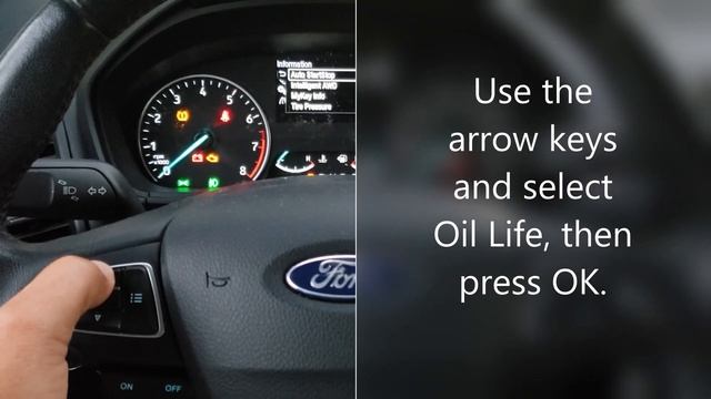 Ford Ecosport 2018 Oil Life Reset