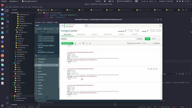 MERN - Instagram clone using [ React Node MongoDB ] смотреть онлайн