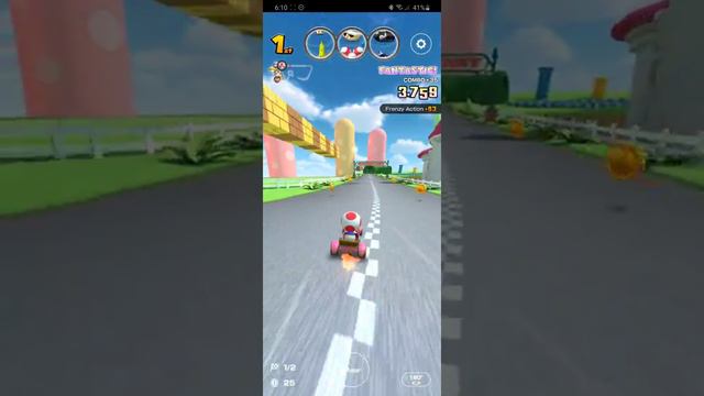 Mario Kart Tour Flower Tour Baby Daisy Cup Leader board REDO mishap смотреть онлайн