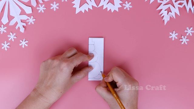 ❄Новогодняя гирлянда из бумаги своими❄ Как сделать гирлянду снеговики на Новый год ❄Шаблоны гирлянд смотреть онлайн