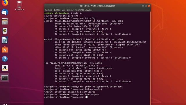 Ubuntu 18 como servidor dhcp y enrutador. Parte1: entorno y asignar IP estática al servidor. смотреть онлайн