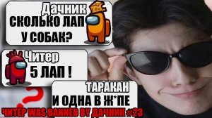 БАНДА САМЫХ ТУПЫХ ЧИТЕРОВ В АМОНГ АС