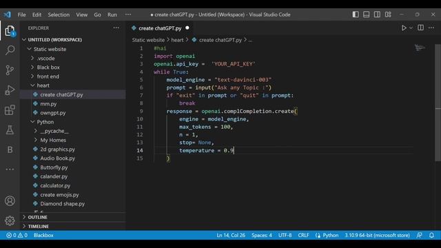 Build own openAI || using python Libraries|| How to create openai смотреть онлайн