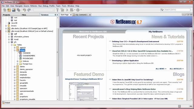 NetBeans IDE 6.7 Conexión y consulta de BBDD MySql (Java EE 6) смотреть онлайн