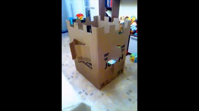ДОМ-ЗАМОК ИЗ КАРТОНА. ЛАЙФХАК. смотреть онлайн