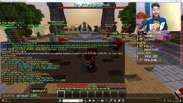 How To Add Player Points in Aternos Server | Player Points Plugin Tutorial | Minecraft CoinShop #1 смотреть онлайн