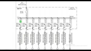 Принципиальная схема распределительного щита освещения