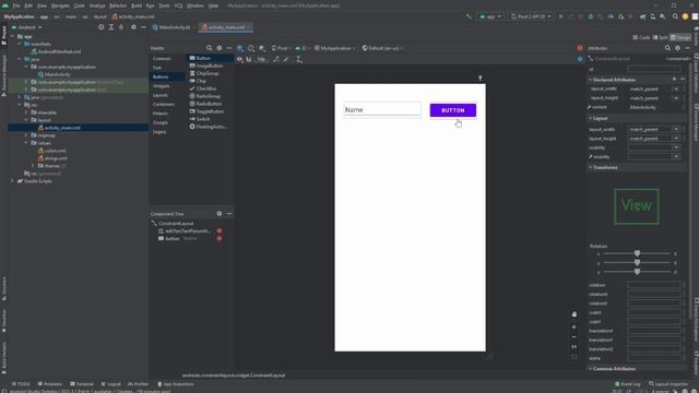 Android Studio - Constraint Layout Tutorial смотреть онлайн