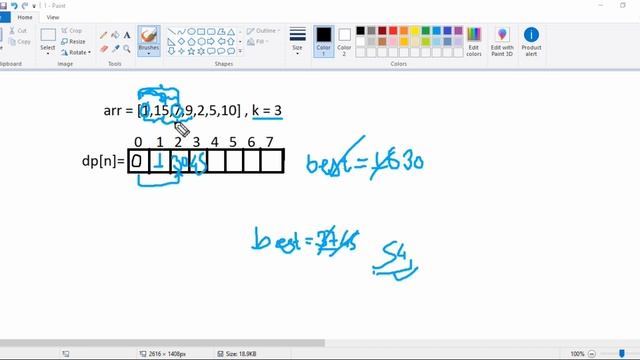 1043.Partition Array for Maximum Sum|leetcode dp series|leetcode смотреть онлайн