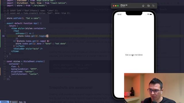Mobx State Tree React Native Official Tutorial Part 1 смотреть онлайн