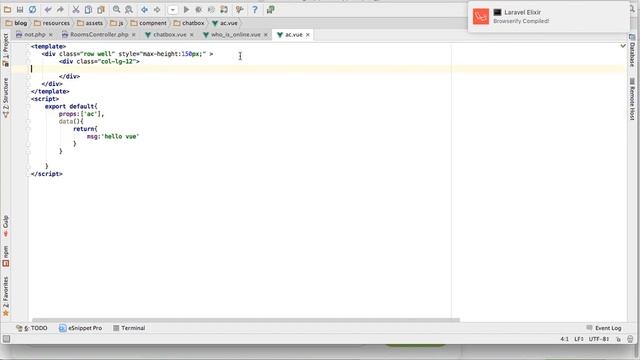 lesson 41 real time chat app laravel vuejs pusher activity show смотреть онлайн