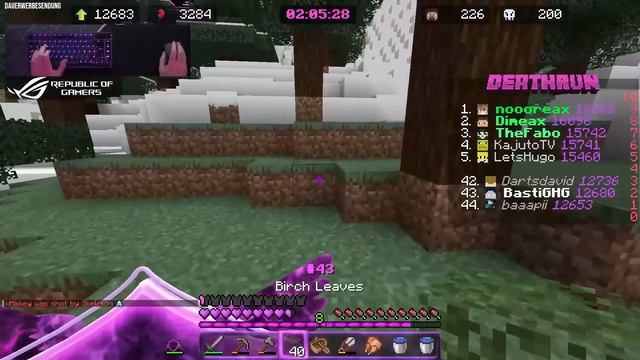 400 SPIELER XXXL MINECRAFT DEATHRUN (HARDCORE WETTRENNEN) смотреть онлайн
