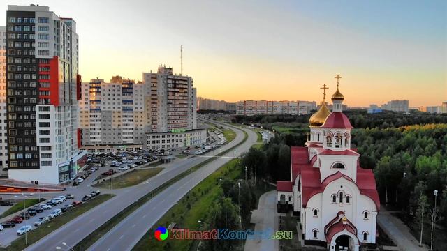 Сургут. Храм Георгия Победоносца. смотреть онлайн