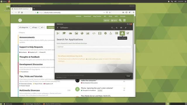Ubuntu MATE 19.10 (Beta) Overview смотреть онлайн