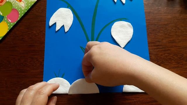 Цветы из ватных дисков. Весенние поделки своими руками.DIY. Crafts with paper смотреть онлайн