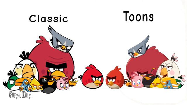 Angry Birds Classic vs Toons смотреть онлайн