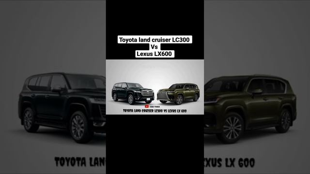 2023 Toyota Land Cruiser (LC300) Vs Lexus LX600 смотреть онлайн