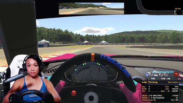 iRacing's Fanatec Global Mazda MX-5 Cup at Okayama International Circuit Short // Miata Race смотреть онлайн