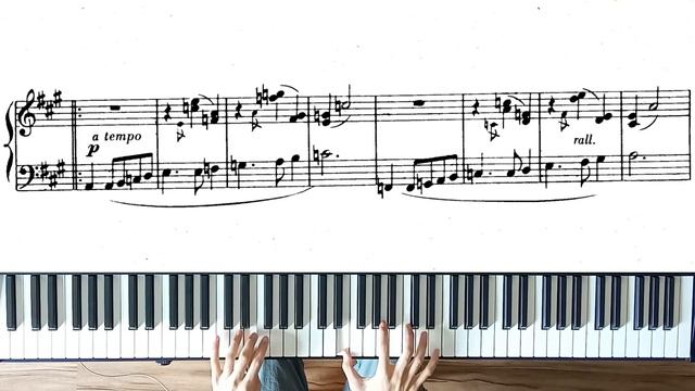 Valse Poéticos No.1 in A major - Enrique Granados (with score) смотреть онлайн