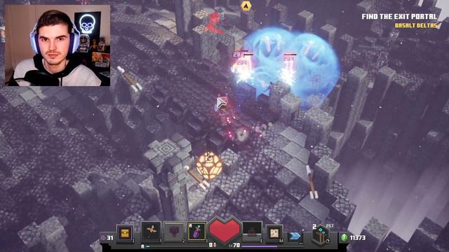 Ep. 46 - Minecraft Dungeons - GHAST! Basalt Deltas Death - PT.2 - Flames Of The Nether DLC смотреть онлайн