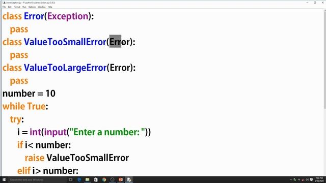 Python#11 | User Defined Exception смотреть онлайн