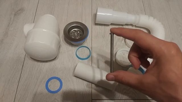 Как собрать сифон для раковины смотреть онлайн