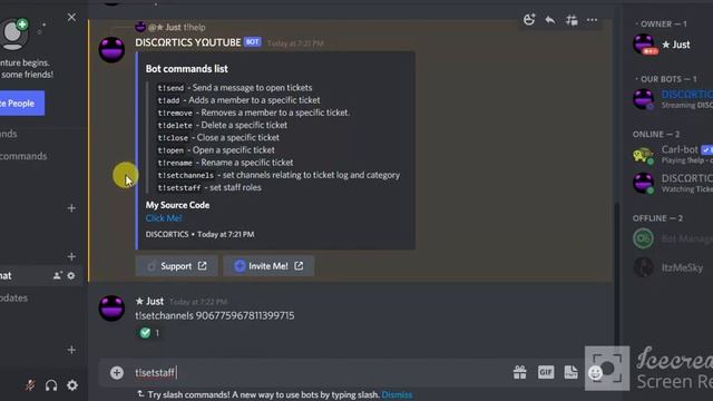 How To Make A Bot Like Ticket Tool With Buttons | Discord.js v13 | DECΩDERS™ смотреть онлайн