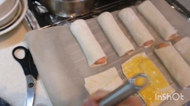 Готовим сосиски в слоёном тесте, трэш на кухне) ????#кухня #еда#готовим смотреть онлайн