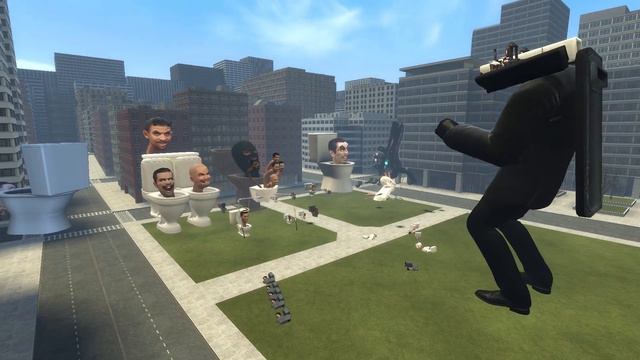 MECHA CAMERAMAN TITAN VS SKIBIDI TOILET ARMY In Garry's Mod! смотреть онлайн