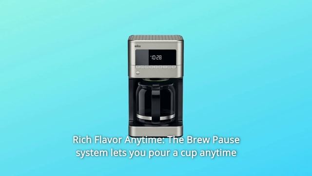 Braun KF7170SI BrewSense Drip Coffeemaker 12 cup Review смотреть онлайн