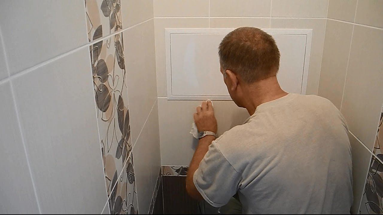 Люк в коробе с плиткой смотреть онлайн