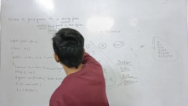String patterns Computer Class 10 ICSE ISC Java Programming смотреть онлайн