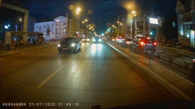 Neoline G-Tech X76 — камера заднего вида (ночь)