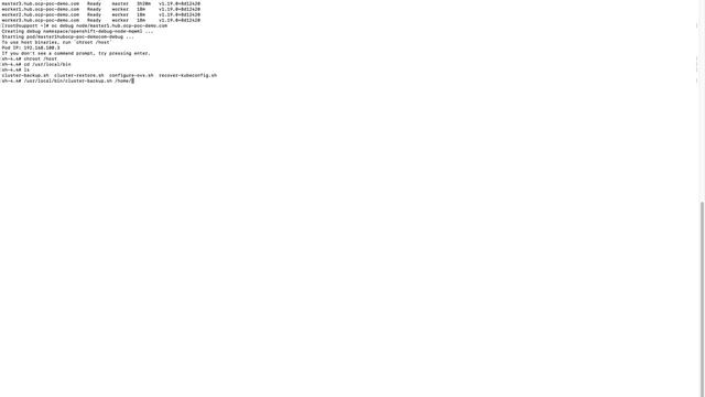Openshift 4.6 - Backing Up ETCD смотреть онлайн