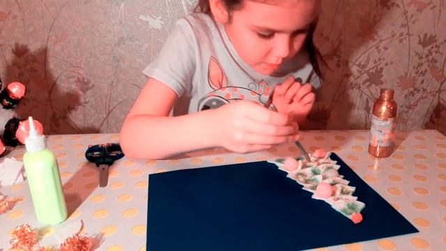 Новогодняя поделка своими руками! Все просто и легко))) смотреть онлайн