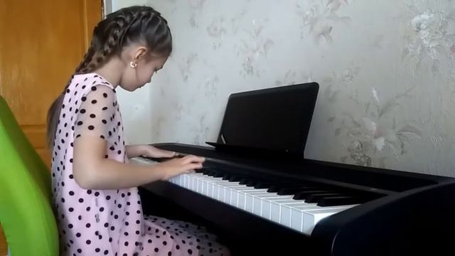 Ксения Вилкова - К И Бах "Прелюдия" (Россия, Республика Крым, пгт. Красногвардейское) смотреть онлайн