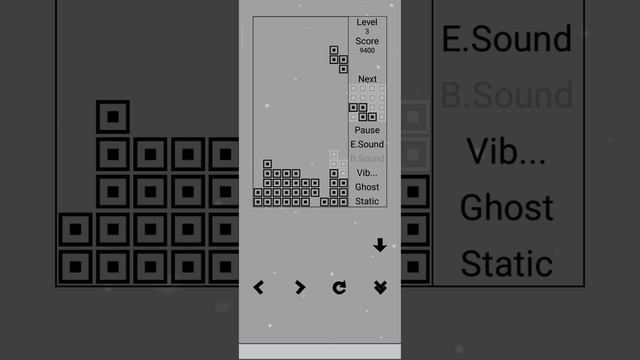 Играю в тетрис