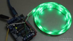 Подключаем RGB светодиодную ленту к Arduino при помощи motor shield