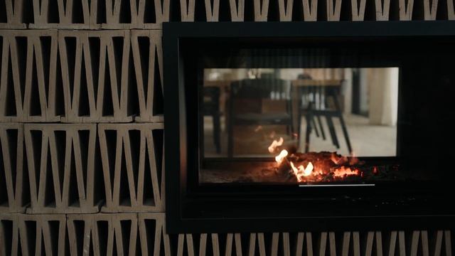Современный туннель камин Spartherm. смотреть онлайн