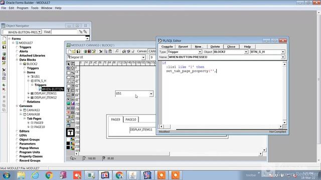 how to show/hide columns by using list buttons and show/hide canvas in oracle forms смотреть онлайн