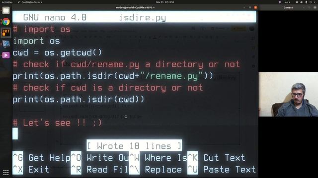 Python OS isdire() смотреть онлайн