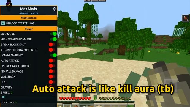 Mod Menu 1.19.40 | Hack Client For Minecraft pe 1.19.40 Premium Unlocked Everything | ICVTEAM смотреть онлайн